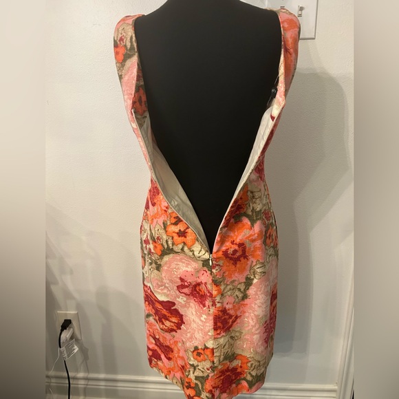 Talbots Sleeveless‎ Multi Color Floral Dress Sz 2 - Picture 3 of 13